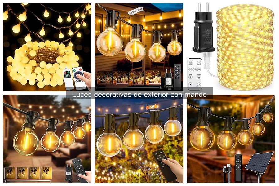 Ideas creativas para decorar tu exterior con luces