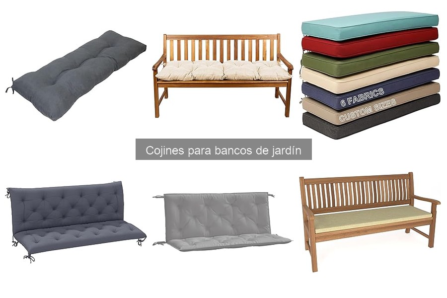 Ideas Creativas para Usar Cojines en Bancos de Jardín