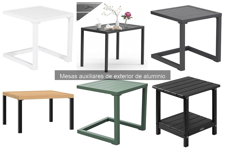 Ideas para Decorar con Mesas Auxiliares de Aluminio en Exterior