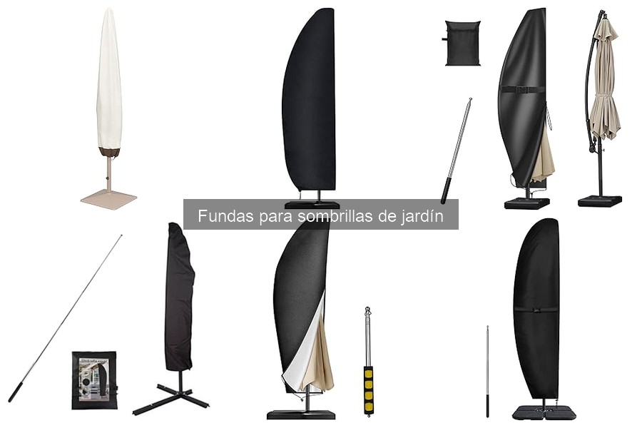Importancia de usar fundas para sombrillas de jardín
