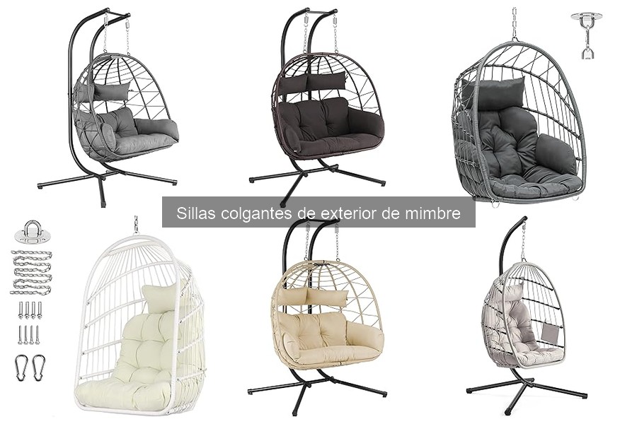 Instala tu silla colgante de exterior de mimbre fácilmente