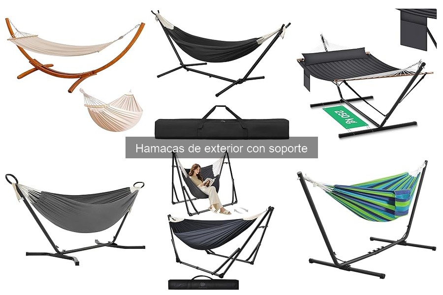 Instalación de hamacas de exterior con soporte paso a paso