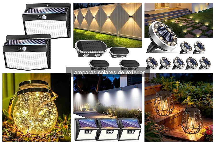 Instalación fácil de lámparas solares de exterior