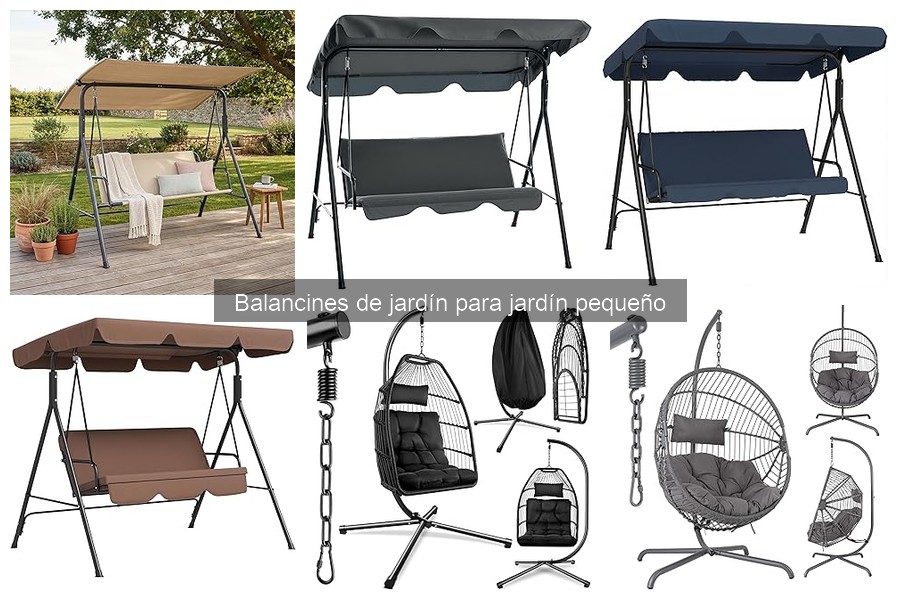Instalación y mantenimiento de balancines de jardín