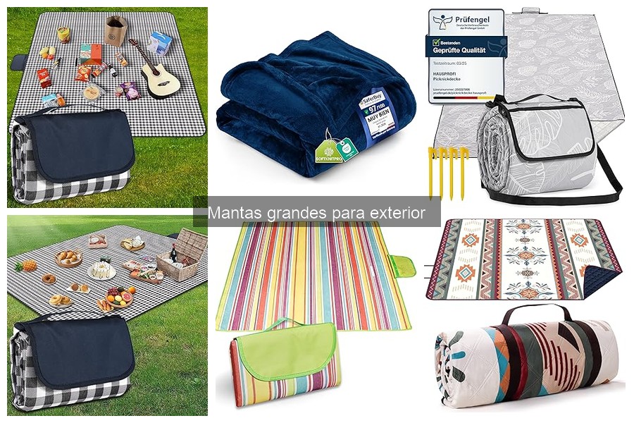 Las mejores mantas grandes para exterior en oferta este mes