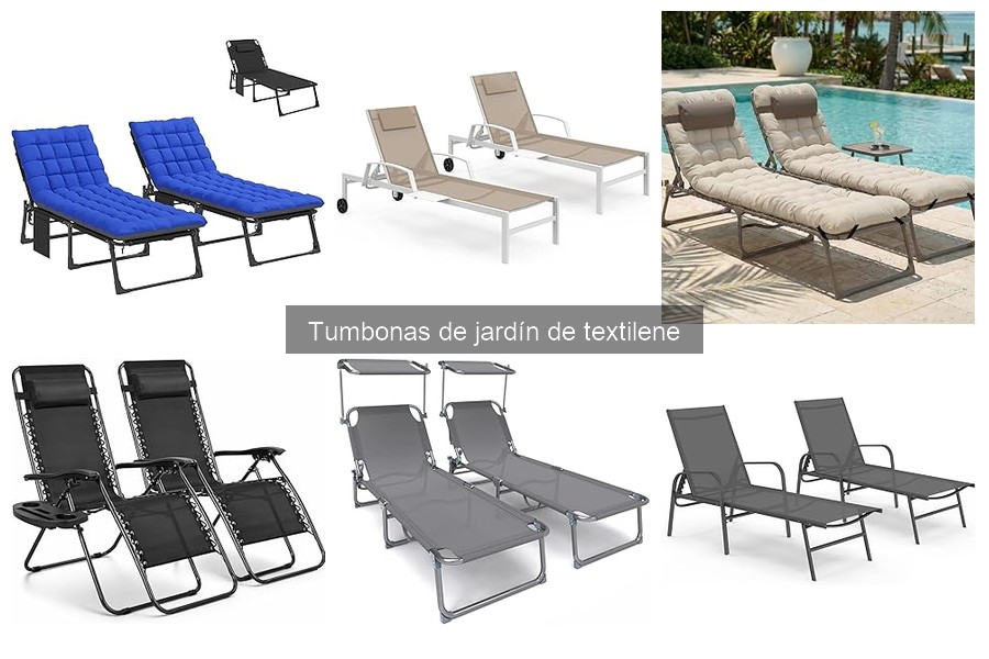 Las Mejores Tumbonas de Jardín de Textilene para Espacios Pequeños
