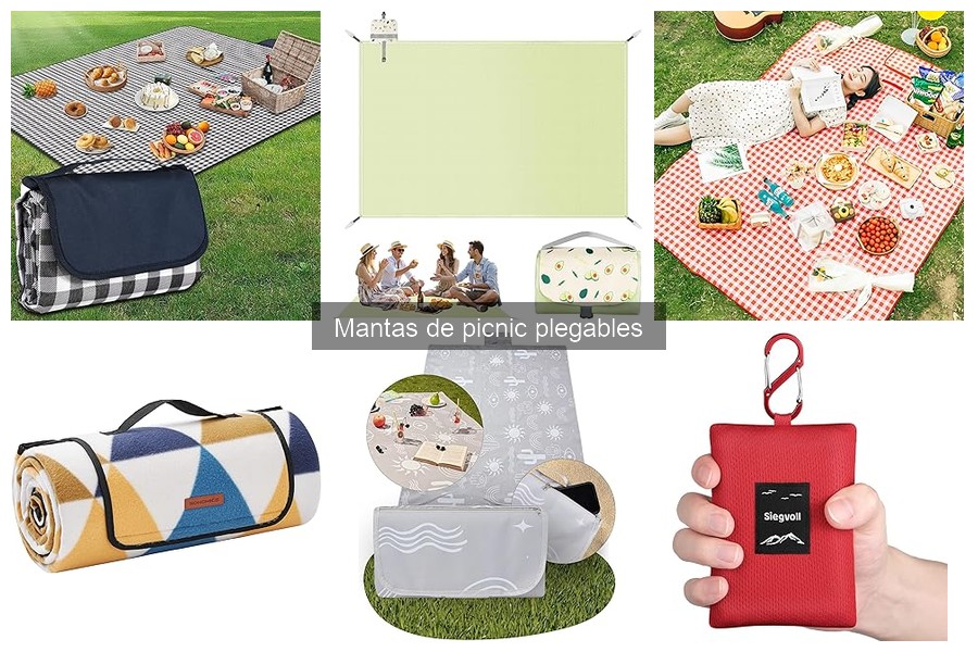Mantas de picnic plegables impermeables para tus paseos