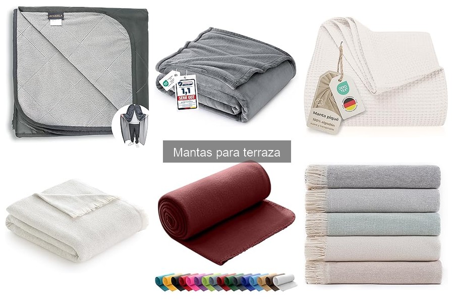 Mantas para terraza con propiedades especiales y beneficios