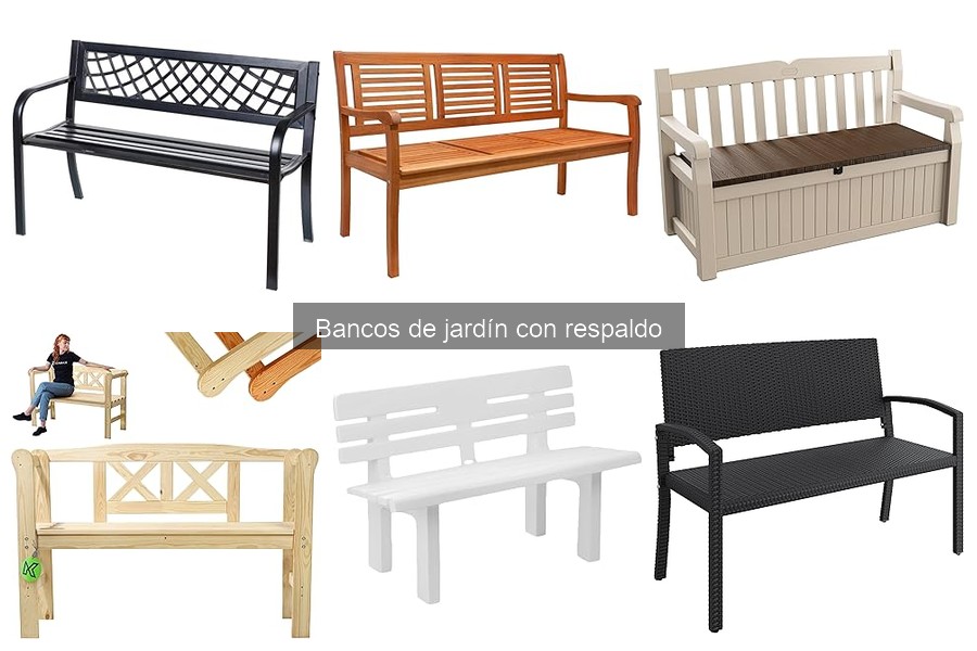 Mantenimiento de bancos de jardín con respaldo: consejos útiles
