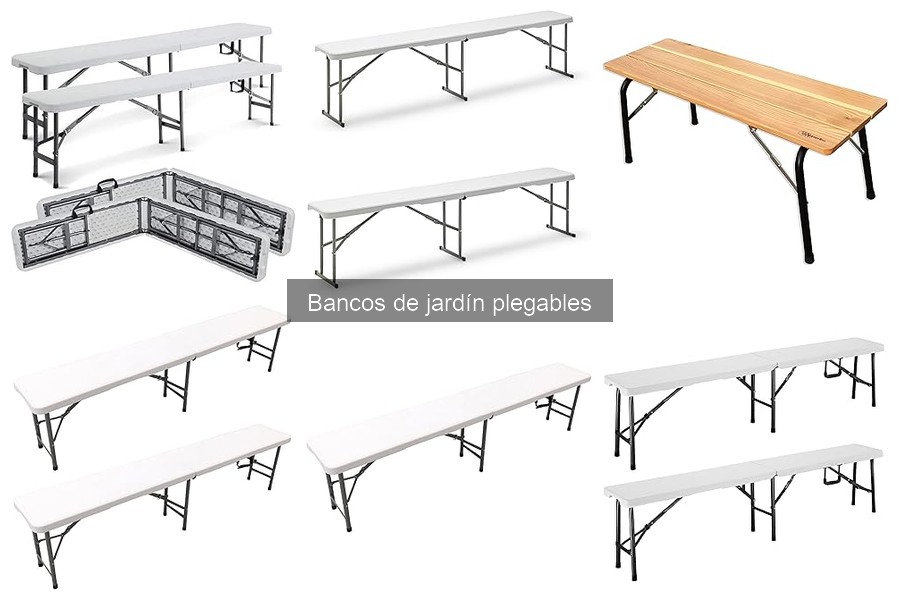 Mantenimiento de bancos de jardín plegables: guía práctica