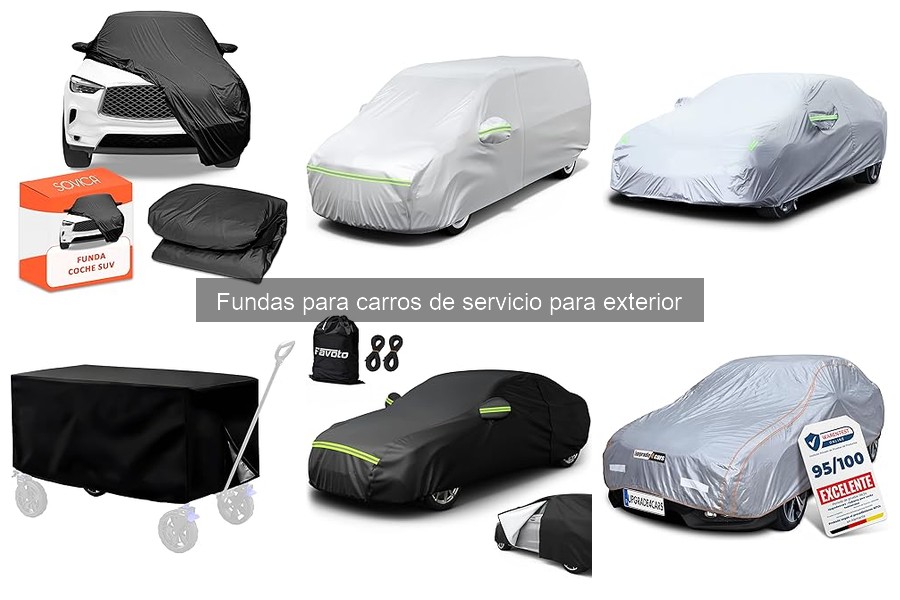 Mantenimiento de fundas para carros de servicio al aire libre