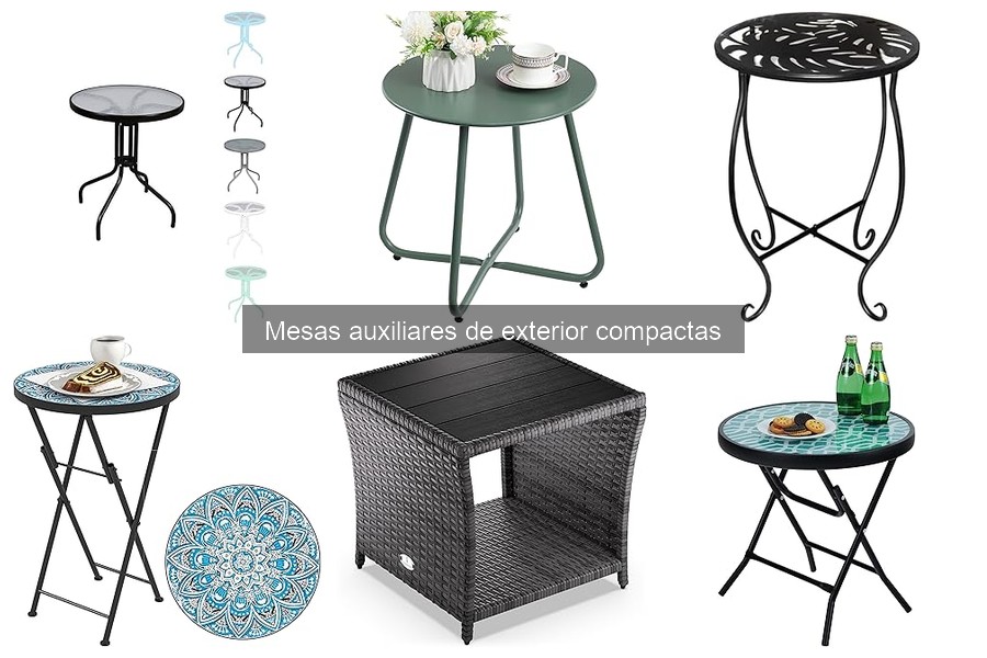 Mantenimiento de Mesas Auxiliares de Exterior Compactas