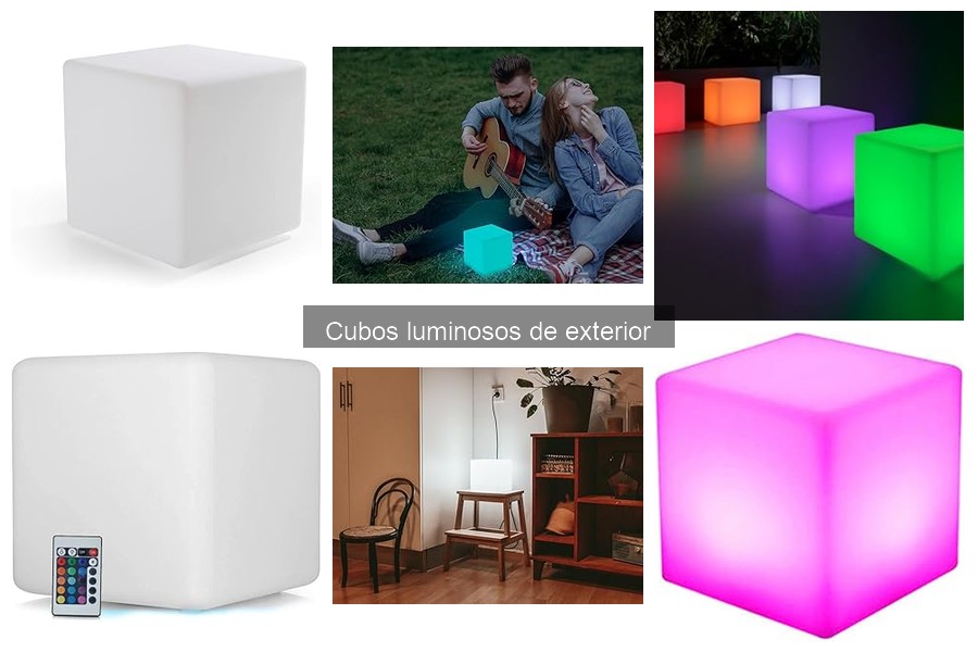Mantenimiento efectivo de cubos luminosos de exterior