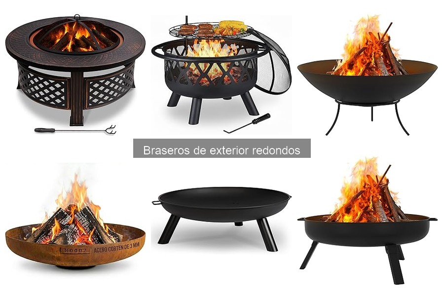 Mantenimiento eficaz de braseros redondos de exterior