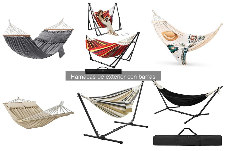 Mantenimiento y cuidados de hamacas de exterior con barras