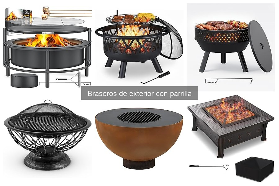 Mantenimiento y limpieza de braseros de exterior con parrilla
