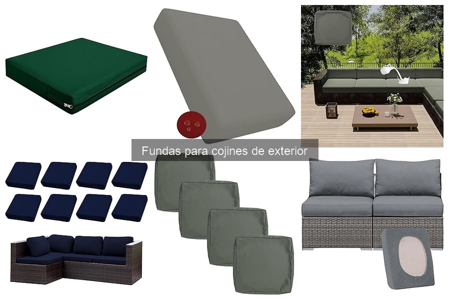 Materiales populares para fundas de cojines de exterior