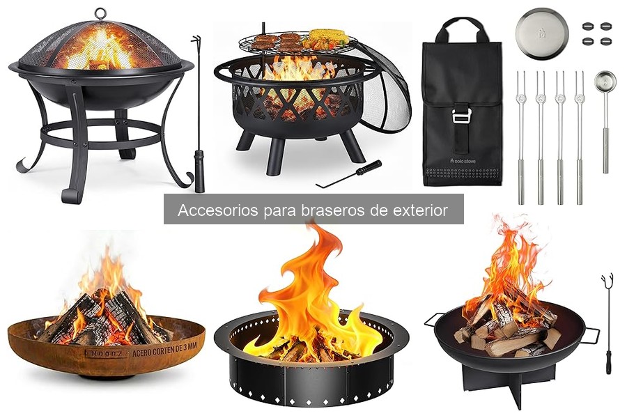 Mejores accesorios para braseros de exterior en 2023