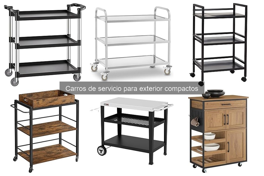 Mejores accesorios para carros de servicio exteriores compactos