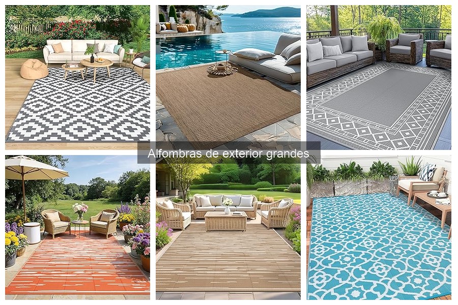 Mejores Alfombras de Exterior Grandes para Jardín