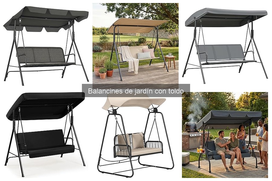Mejores balancines de jardín con toldo para familias