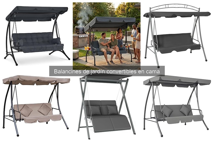 Mejores balancines de jardín convertibles en cama para familias