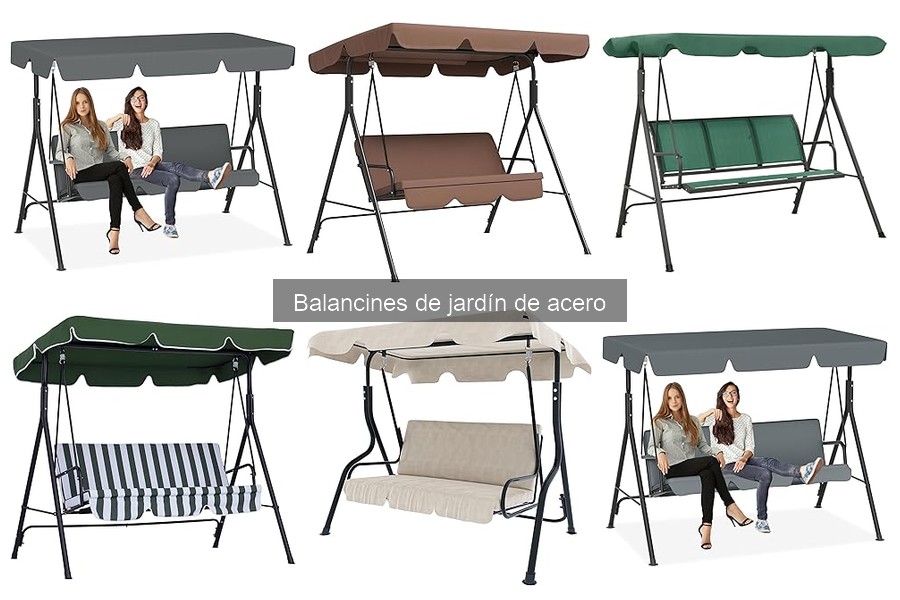 Mejores balancines de jardín de acero para familias