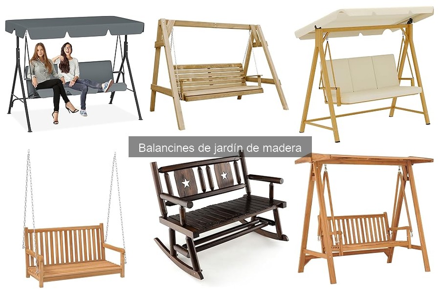 Mejores balancines de jardín de madera 2023: comparativa y opiniones