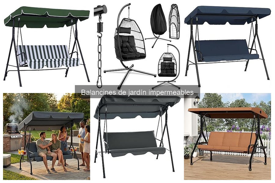 Mejores balancines de jardín impermeables para familias
