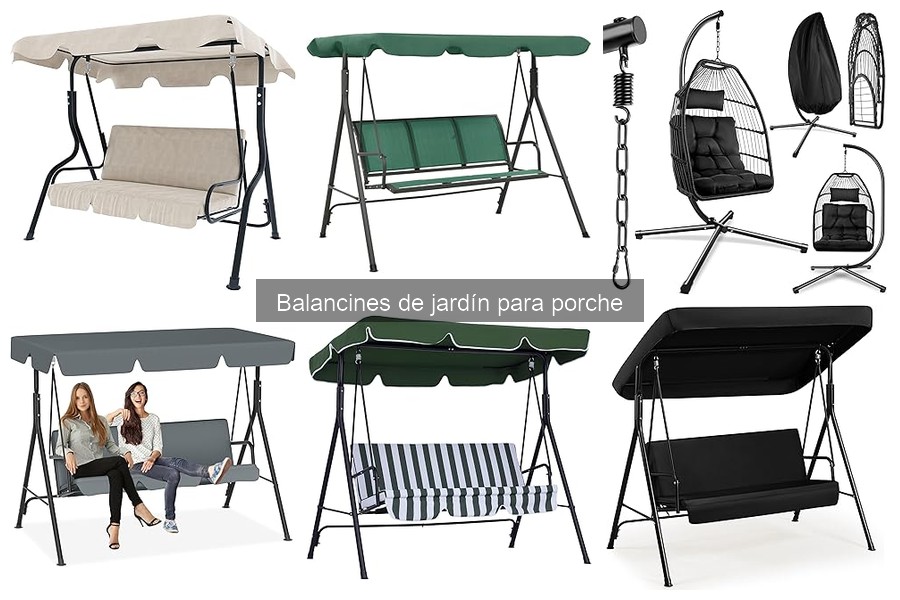 Mejores balancines de jardín para espacios pequeños