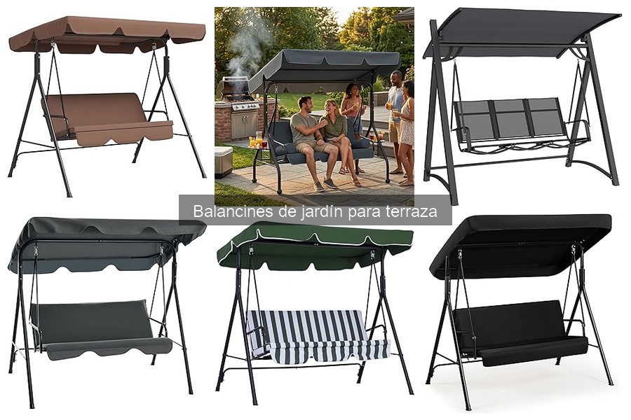 Mejores balancines de jardín para terrazas pequeñas