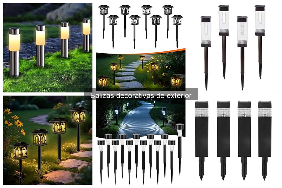 Mejores balizas decorativas para patios pequeños