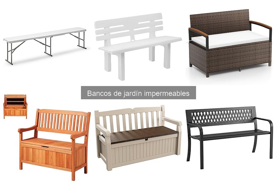 Mejores bancos de jardín impermeables 2023: Comparativa y Precios