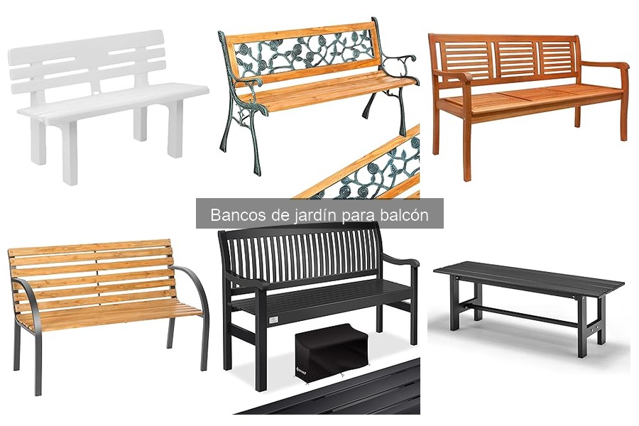 Mejores bancos de jardín para balcones pequeños en 2023
