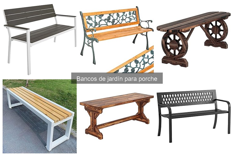 Mejores bancos de jardín para porche según opiniones de usuarios