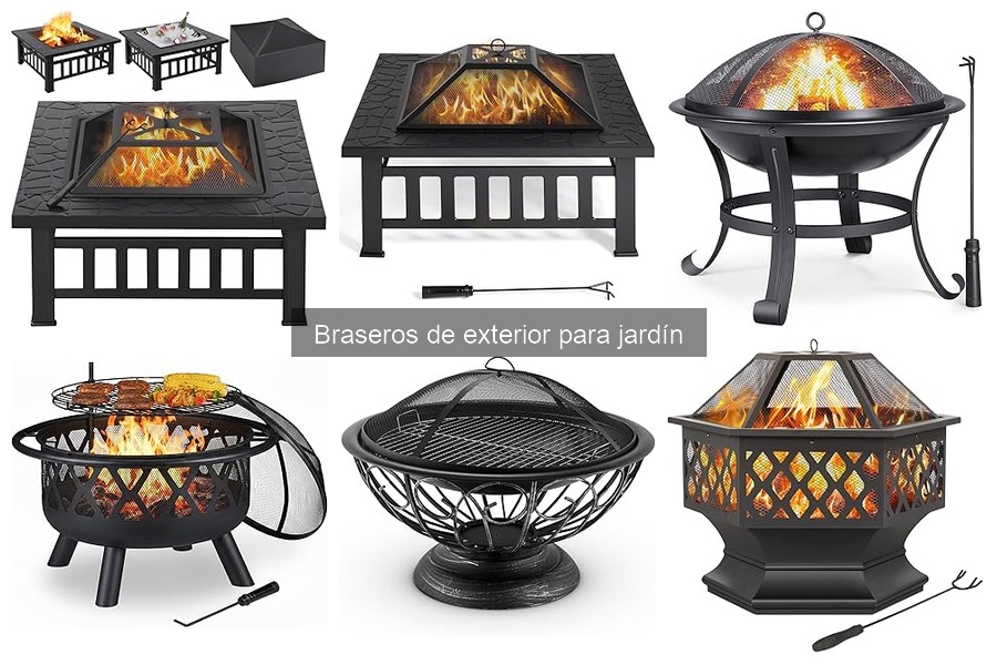 Mejores braseros de exterior para jardines pequeños