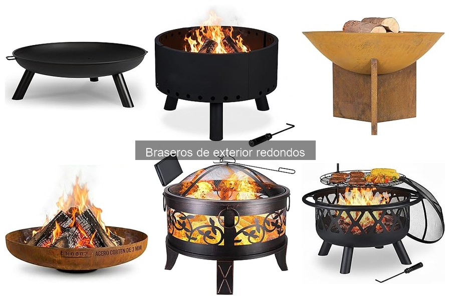Mejores braseros de exterior redondos para climas fríos