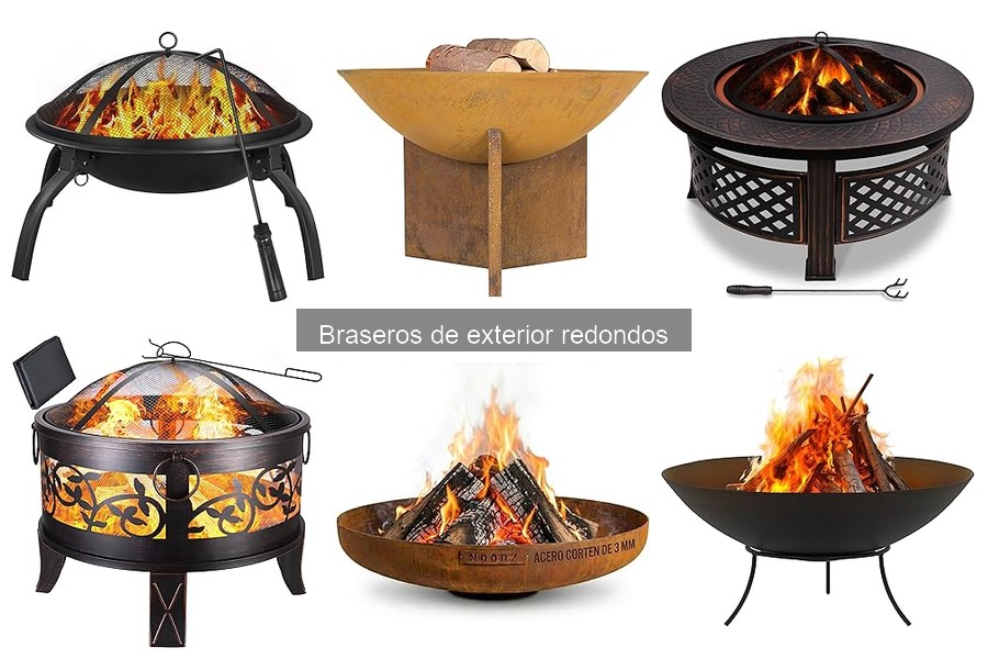 Mejores braseros redondos: comparativa de los más valorados