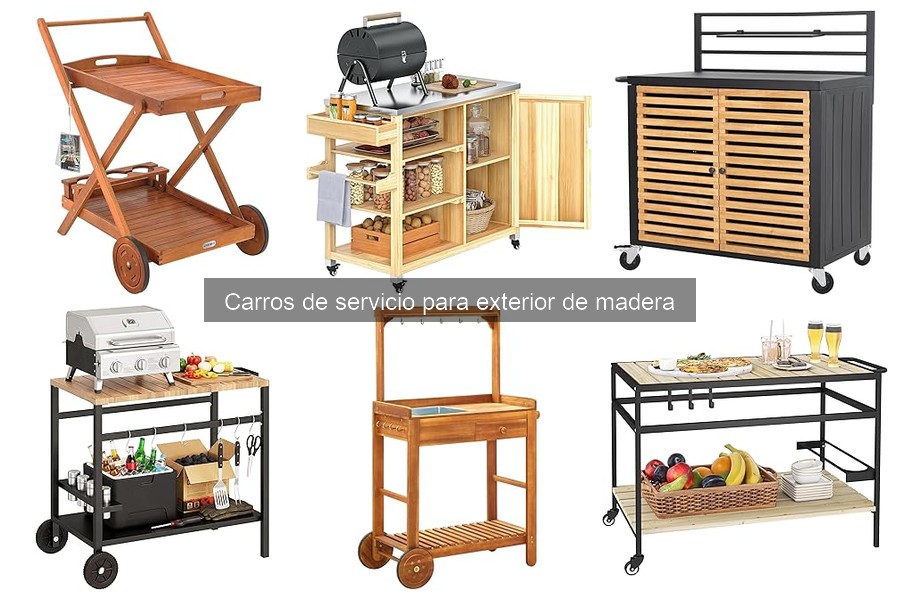 Mejores carros de servicio de madera para exterior 2023
