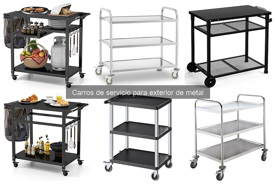 Mejores carros de servicio de metal para exterior en 2023