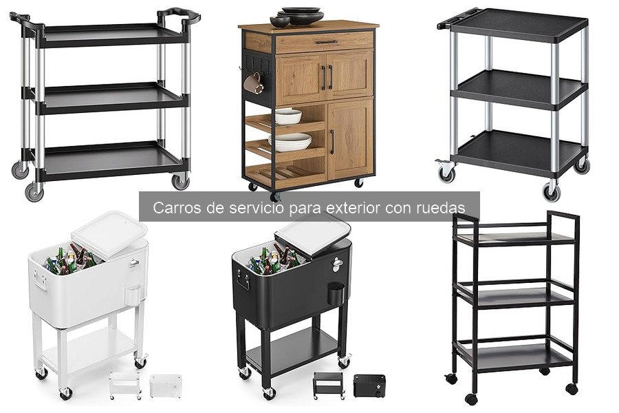 Mejores carros de servicio para camping: comparativa 2023