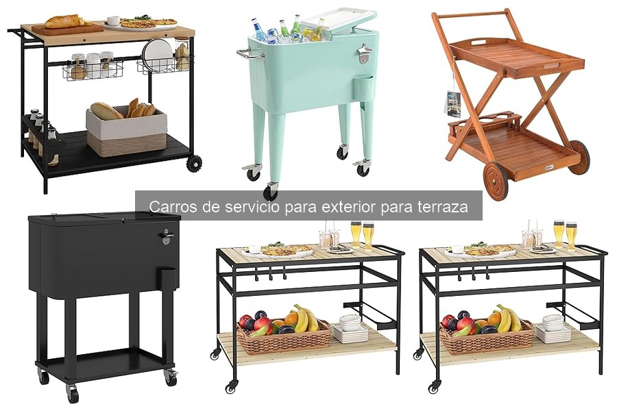 Mejores carros de servicio para terraza en 2023