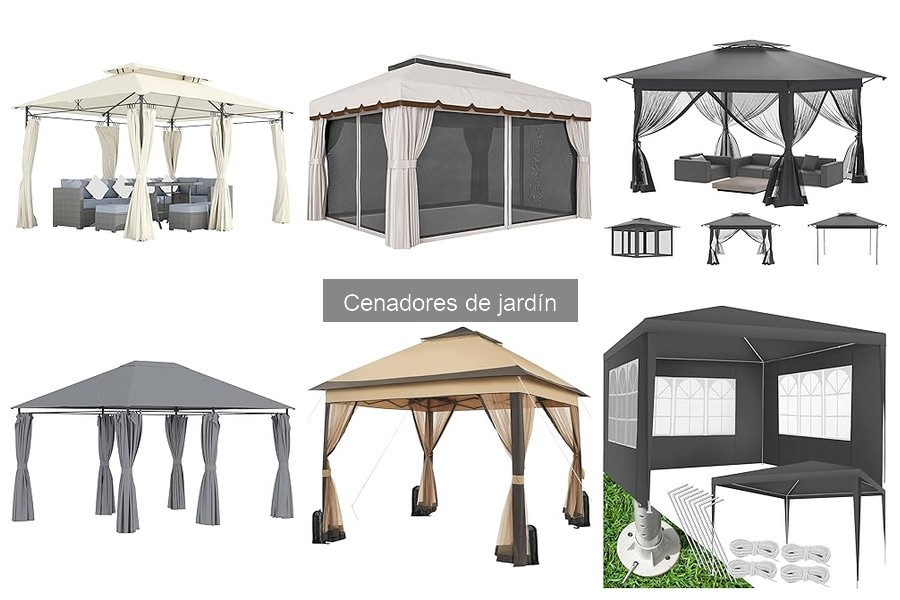 Mejores cenadores de jardín para camping en 2023