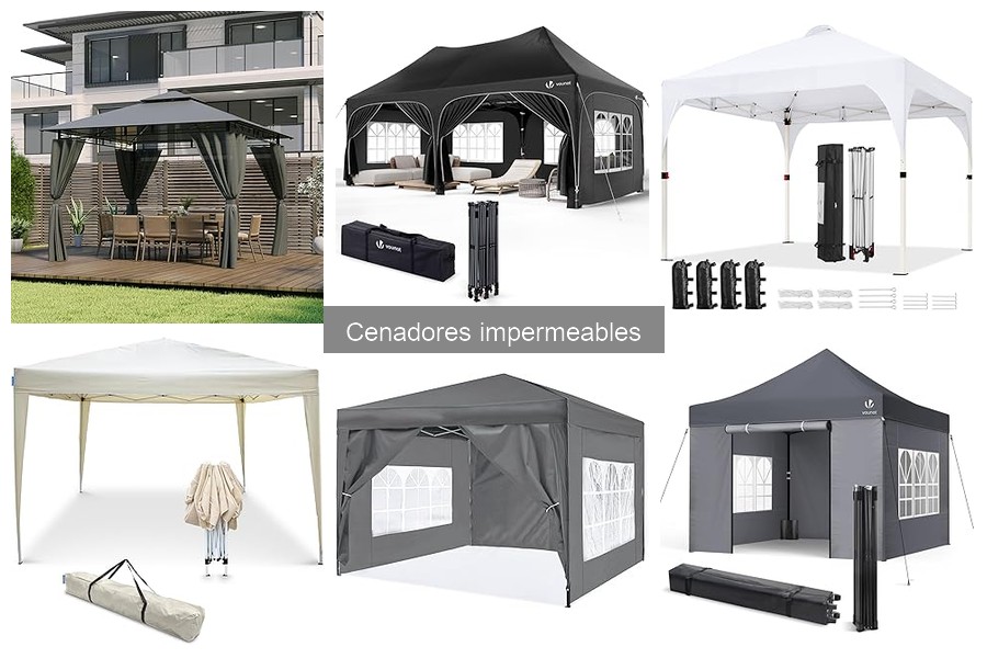 Mejores cenadores impermeables para camping en 2023