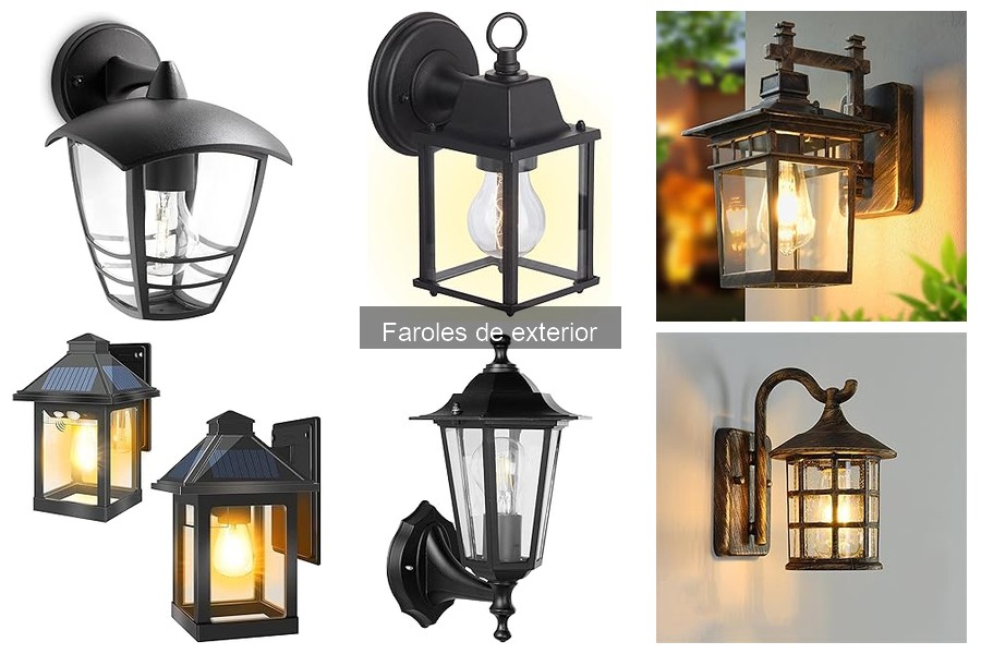 Mejores faroles de exterior para jardines pequeños