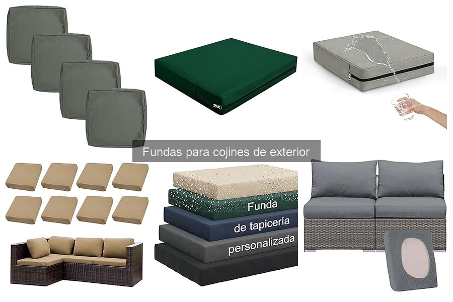 Mejores fundas para cojines de exterior con protección UV