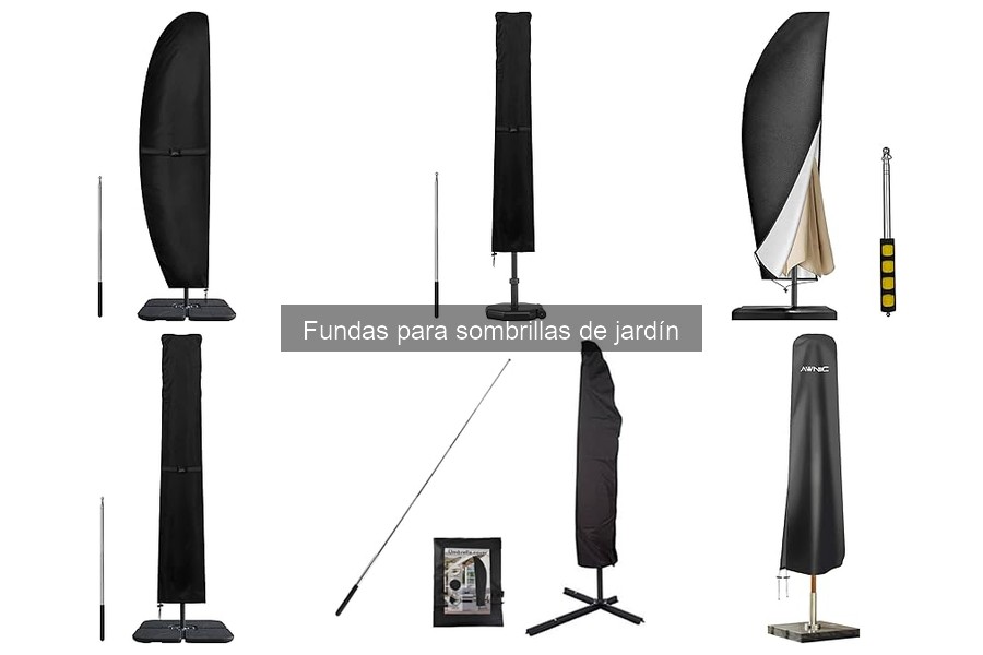 Mejores fundas para sombrillas de jardín en 2023