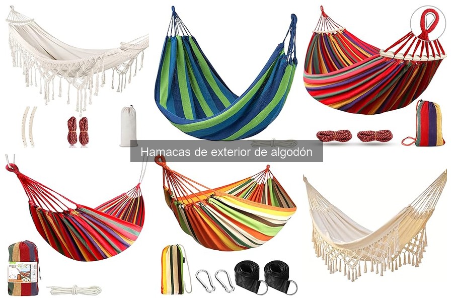 Mejores hamacas de algodón para exteriores: comparativa 2023