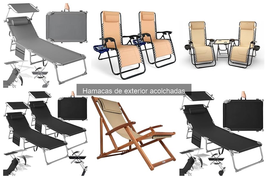 Mejores hamacas de exterior acolchadas para relajarte en casa