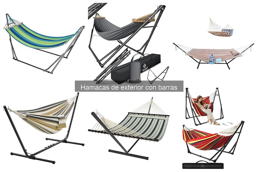 Mejores hamacas de exterior con barras para camping